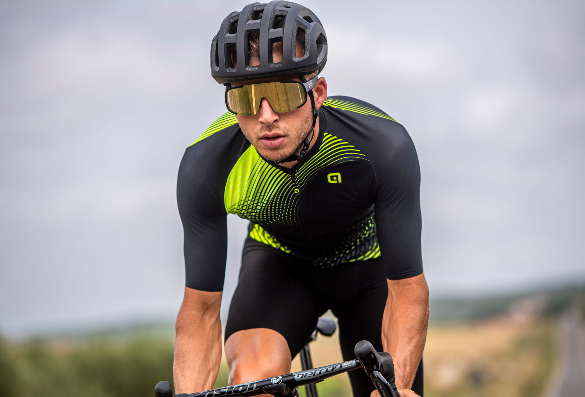 Koszulka rowerowa męska Alé Cycling Solid Optical